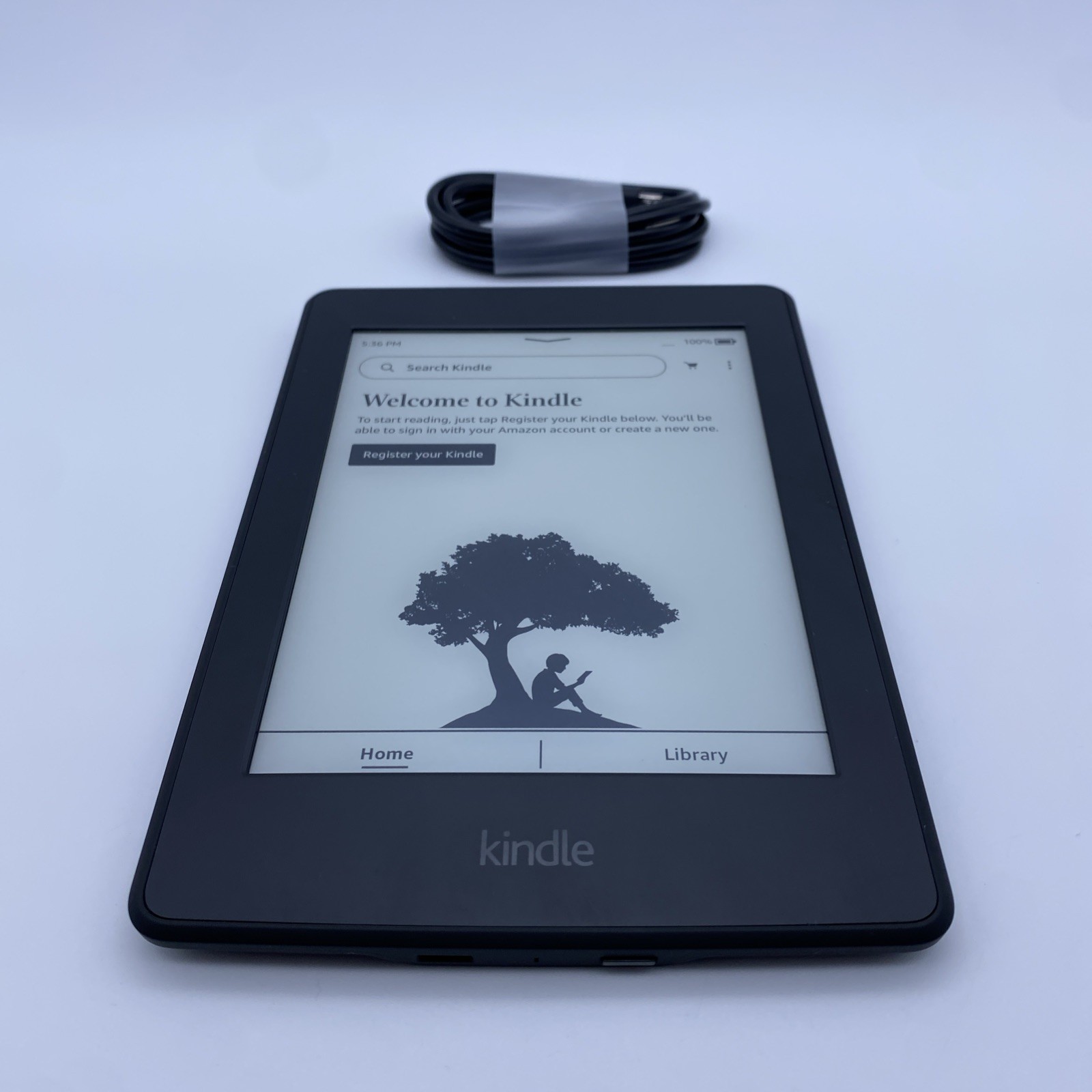 Amazon Kindle Paperwhite (7th Gen.) DP75SDI 4GB Wi-Fi 6" E-Reader Black, Tested