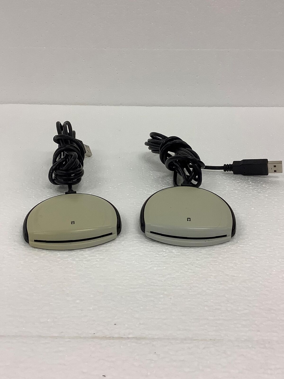2x IDENTIV SCR3310 v2.0 SmartOS Powered Smart Card Reader w/USB Cable, WORKING