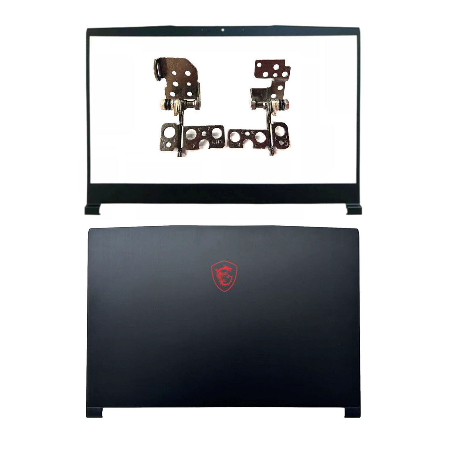 For MSI GF65 Thin 9SD 9SE MS-16W1 MS-16W2 Back Cover & Front Bezel Hinges 15.6