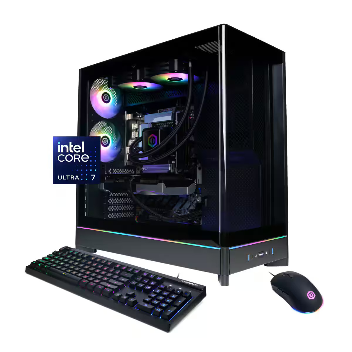 CyberPowerPC - Gaming Desktop - Intel Core Ultra 7 265F 2025 - NVIDIA GeForce...