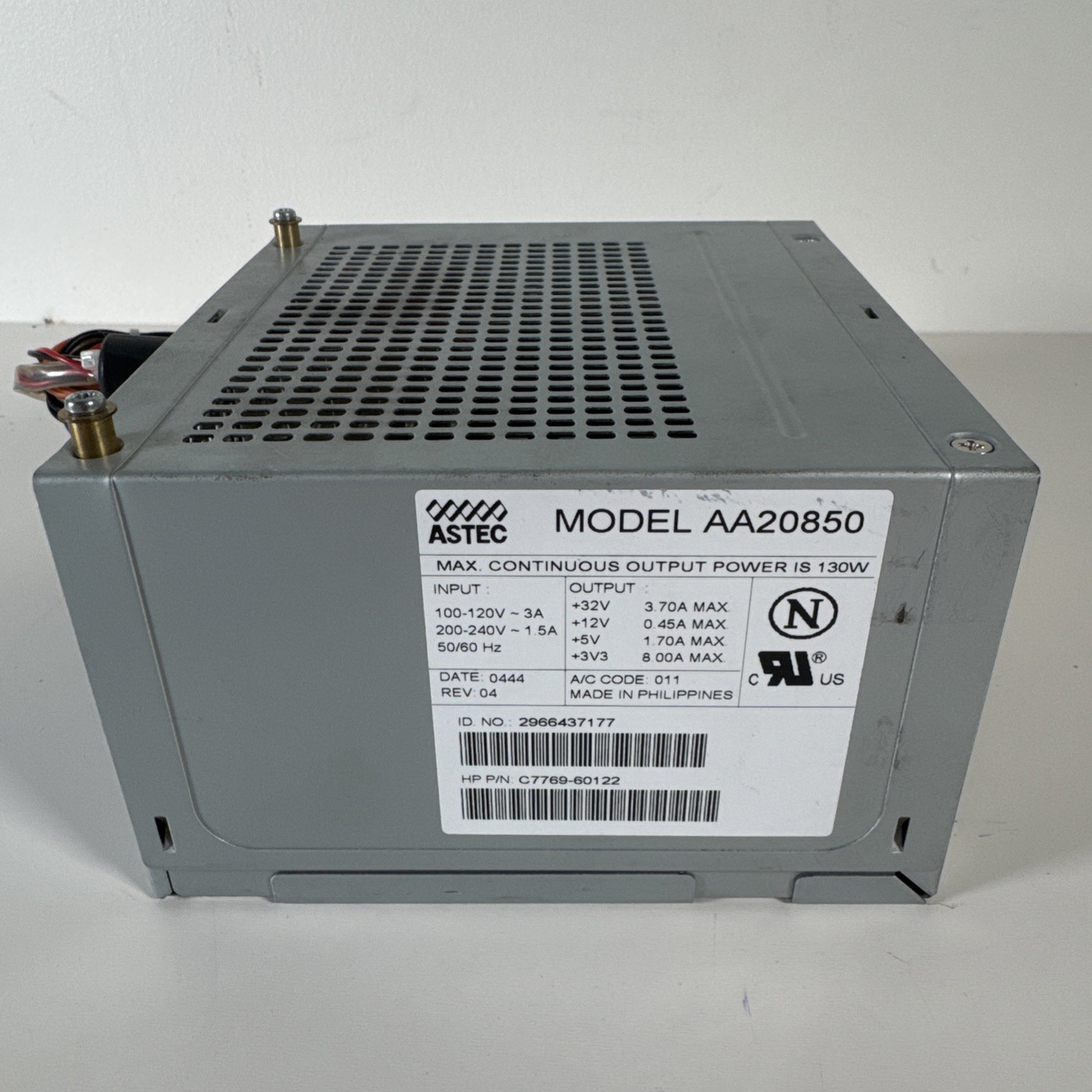1 HP DesignJet 800 500 Power Supply C7769-60122 AA20850