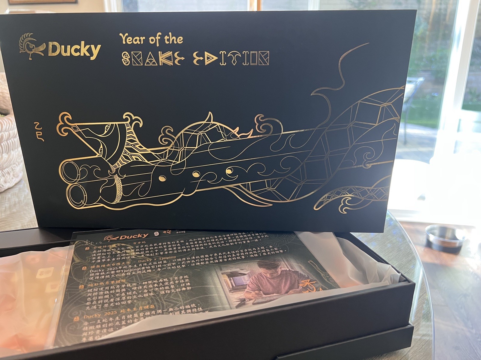 -NEW- Ducky Year of the Snake 2025 Limited Edition Keyboard Cherry MX2A Red #921