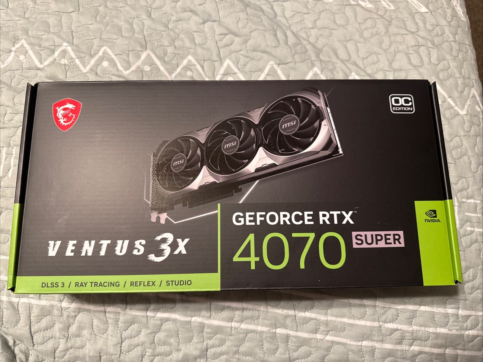 MSI NVIDIA GeForce RTX 4070 Super 12GB Ventus 3X OC 12GB GDDR6X