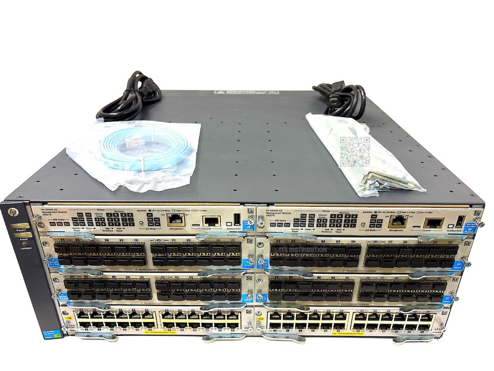 J9821A I HPE Aruba 5406R zl2 Switch CTO Dual J9827A J9828A + 2x J9986A 4x J9537A