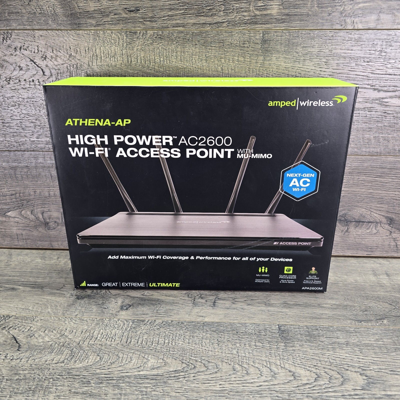 Amped Wireless Athena-AP High Power Wi-Fi Access Point AC2600 MU-MIMO - APA2600M
