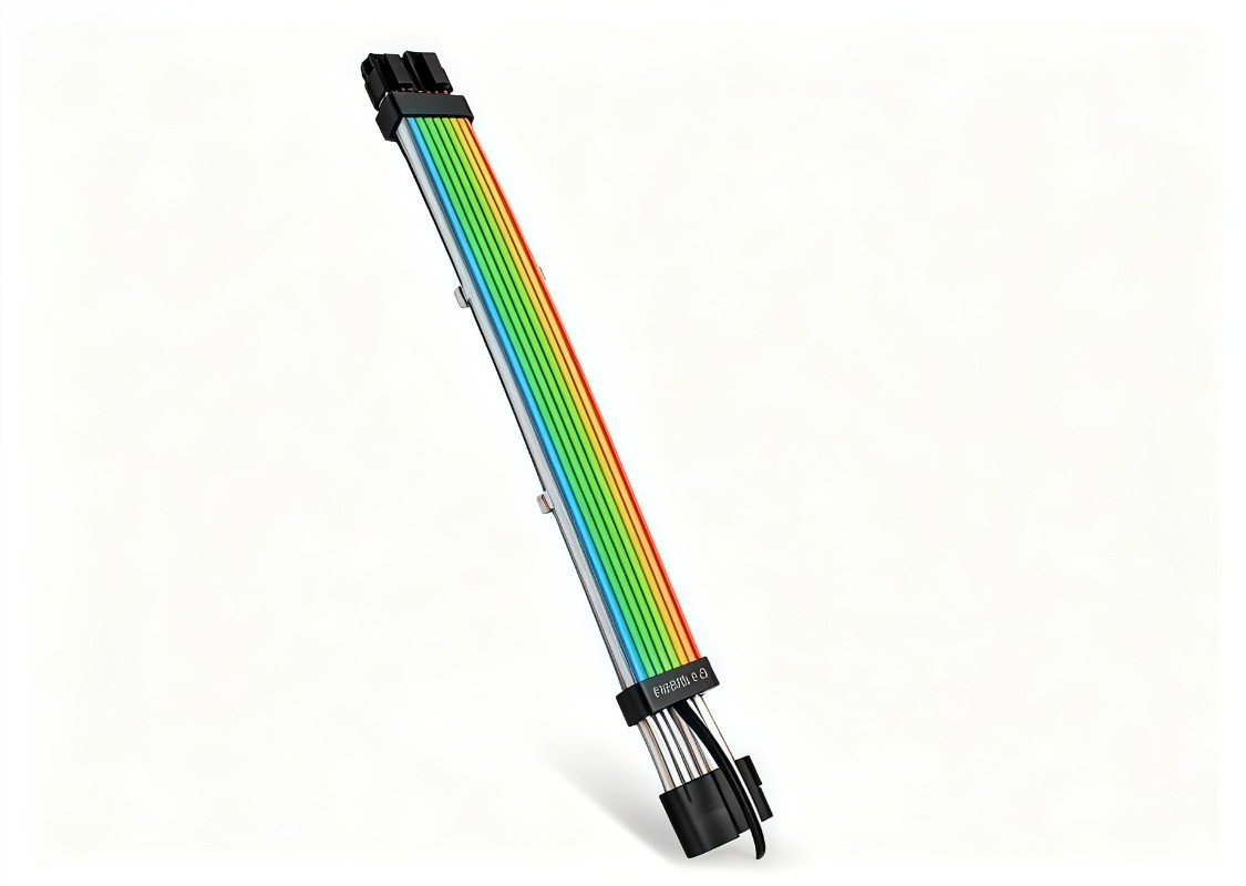 New Lian Li Strimer Plus V2 24Pin Motherboard RGB Cable 8x3 Modified Version