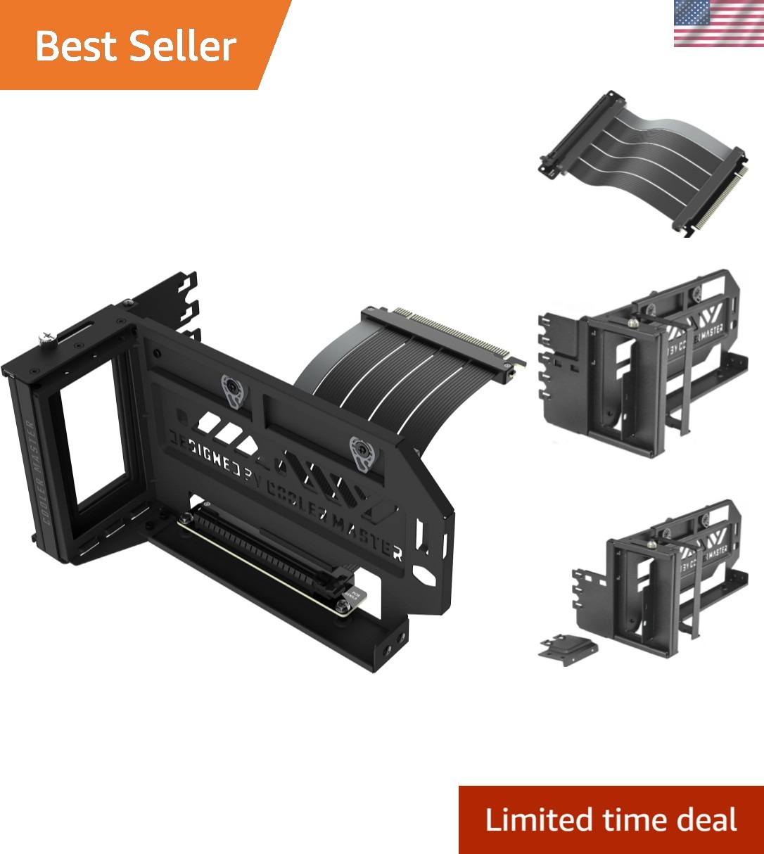 Gen5 Vertical Graphics Card Holder, PCIe 5.0 Riser