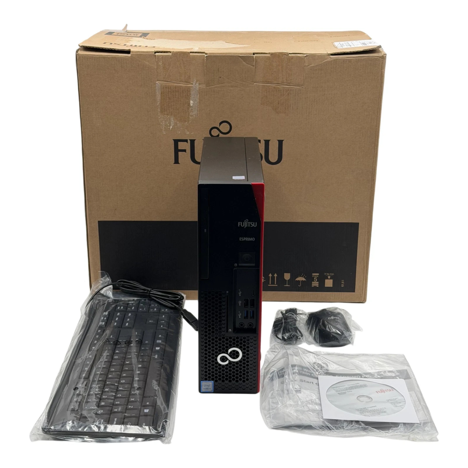 New Fujitsu Esprimo D738/E94+ I5-9400 2.9GHz 8GB 256GB SSD PC VFY:D0738P15AMGB