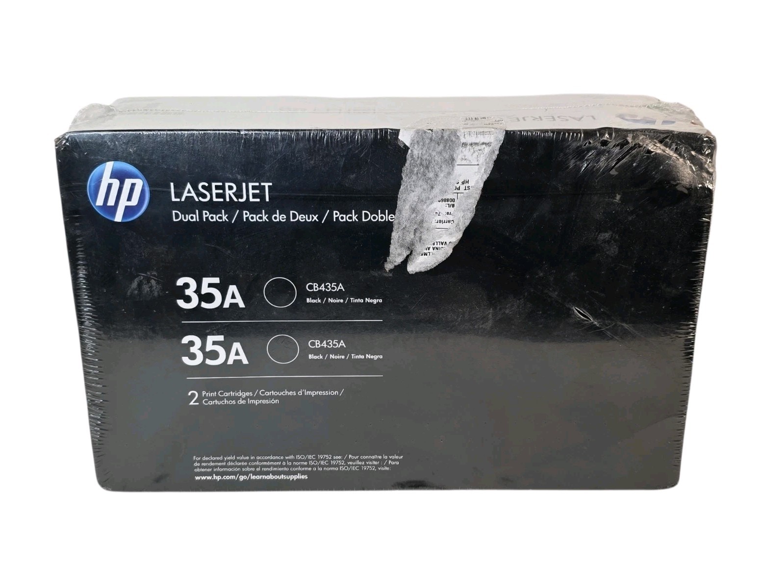 HP 35A CB435A Black LaserJet Toner Cartridge Dual Pack Genuine - New / Sealed