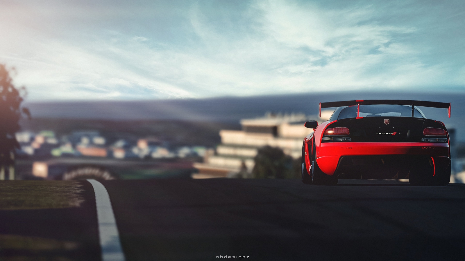 Cars dodge viper acr srt gran turismo 6 Desk Mat Stitched