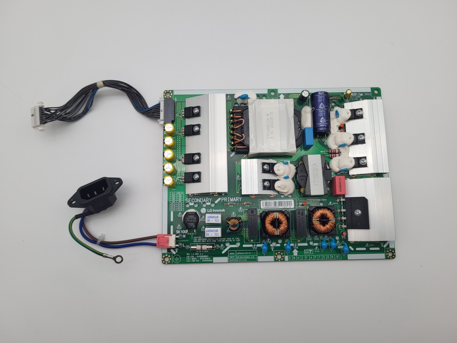 Power Supply Board EAY65898901 3PCR029 for LG 27MD5KL-B UltraFine 5K