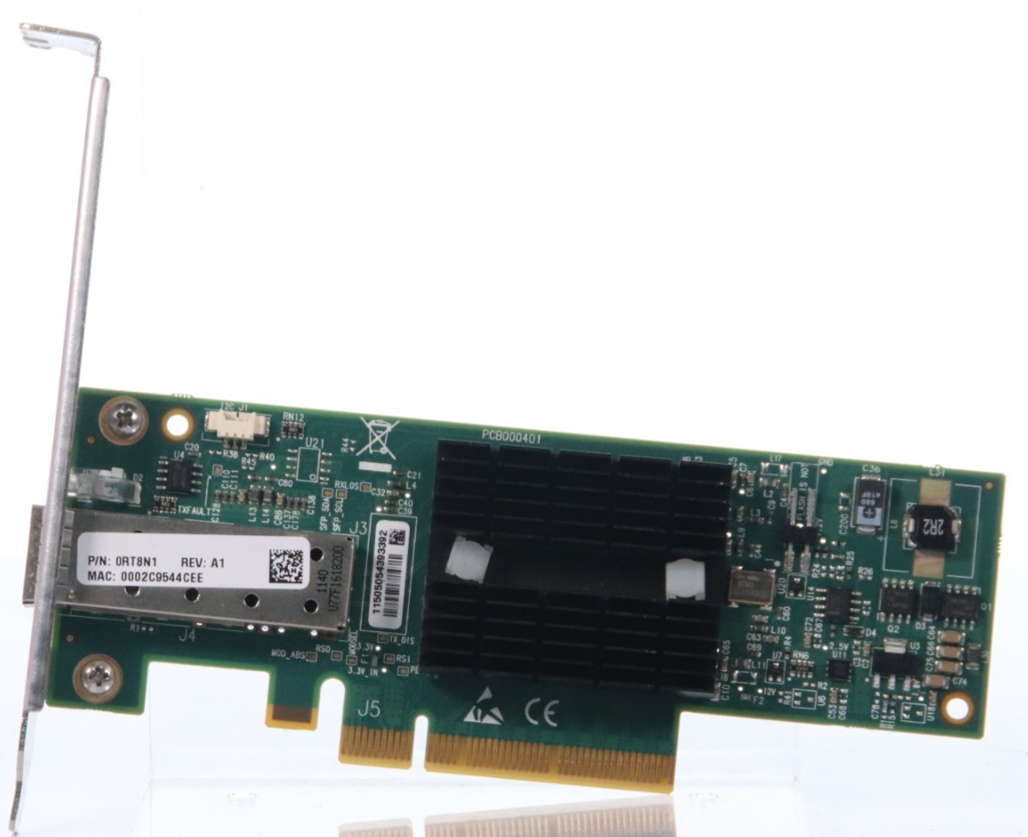 MNPA19-XTR 10GB Mellanox ConnectX-2 10Gbe 1m SFP+ Cable Network Card RT8N1