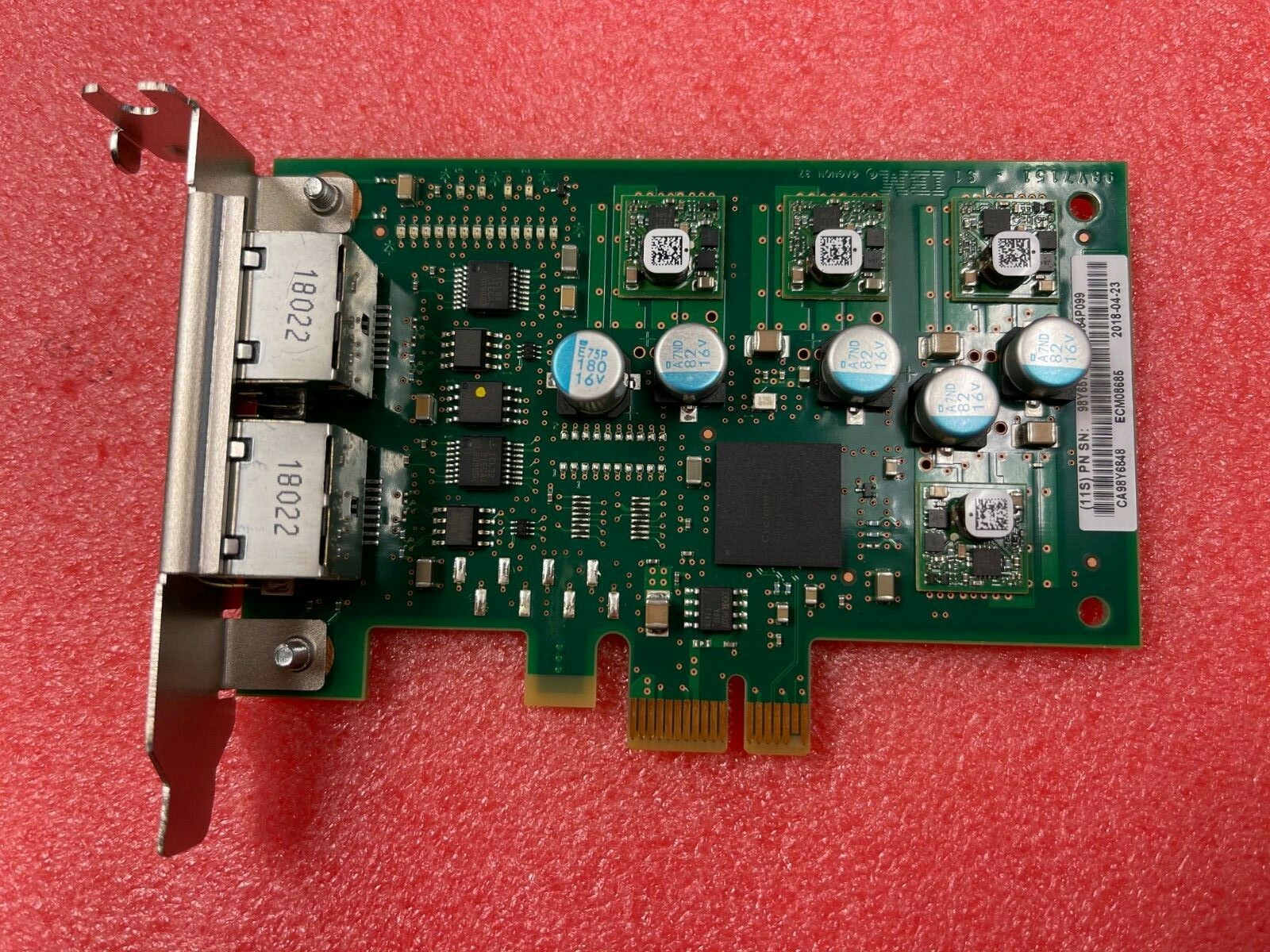 98Y6849 98Y6848 IBM 2-Port RS-485 Serial Interface PCIe Card Adapter