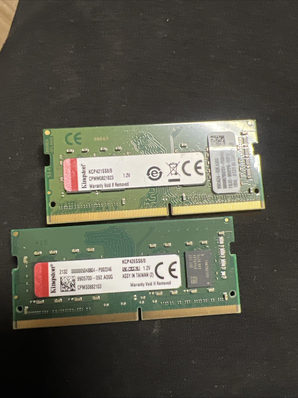 Kingston 16GB (2x8GB) 1Rx8 DDR4 2133MT/s Non-ECC Unbuffered SODIMM KCP421SS8/8