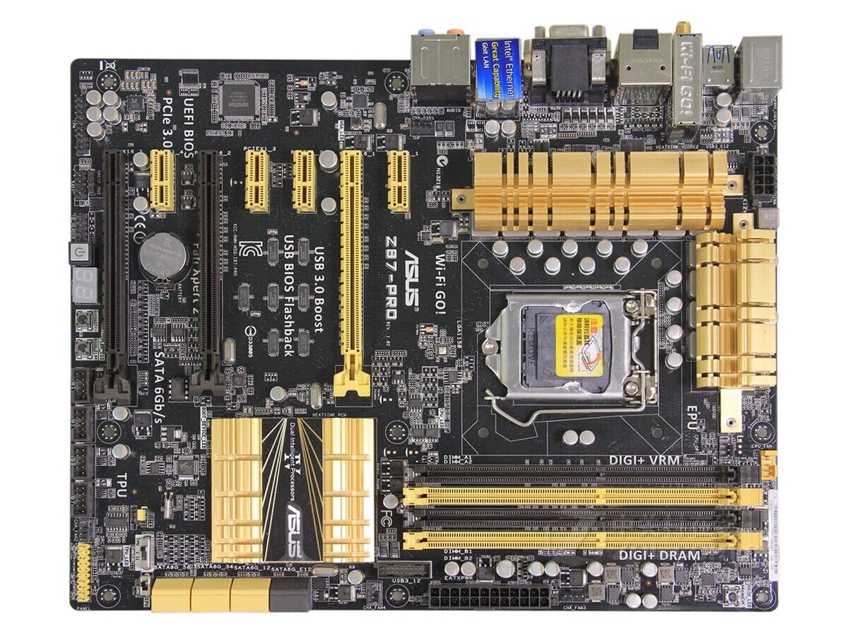 ASUS Z87-PRO Intel Z87 DDR3 LGA 1150 ATX Motherboard