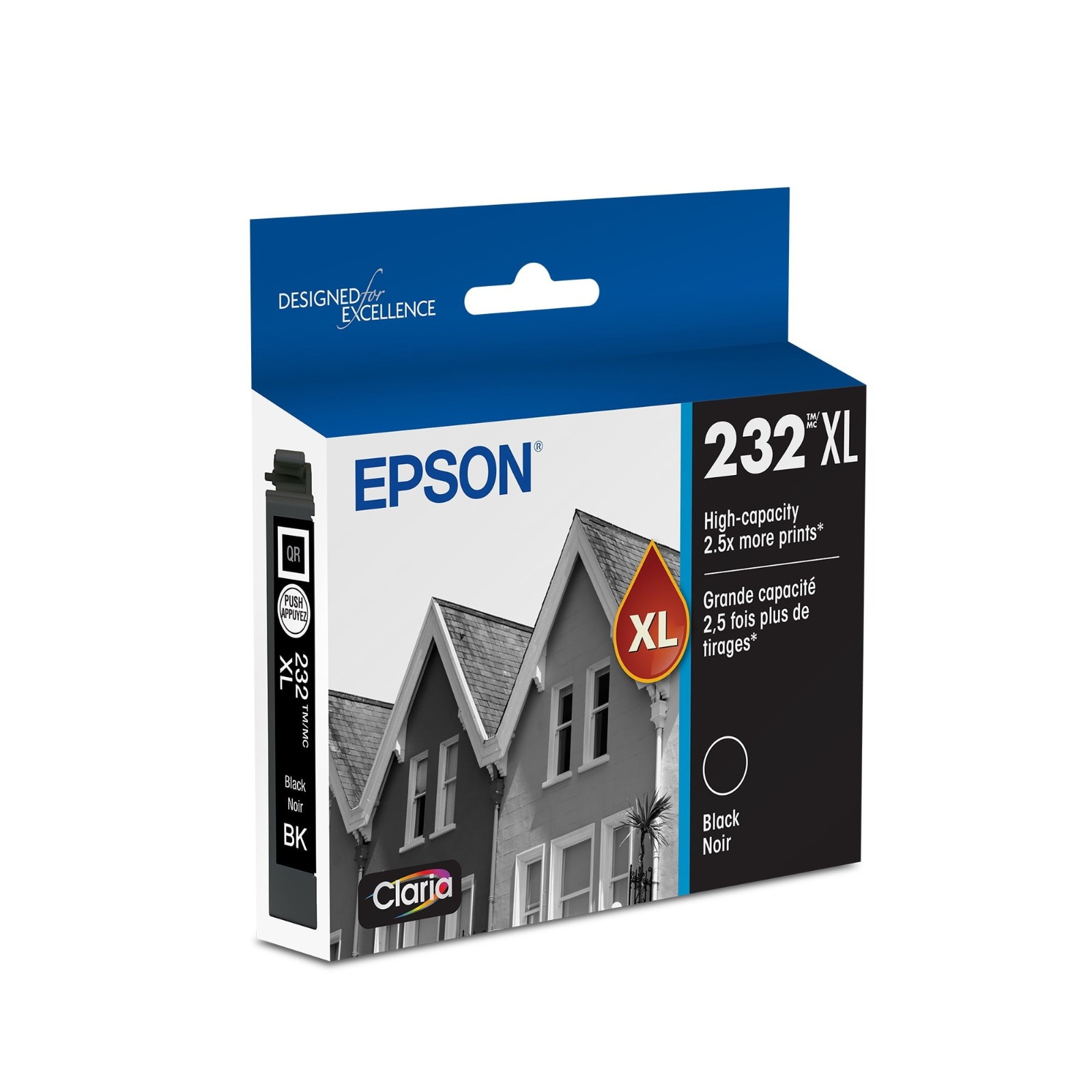 Epson 232XL Black Ink Cartridge T232XL120-S Genuine OEM FREESHIP