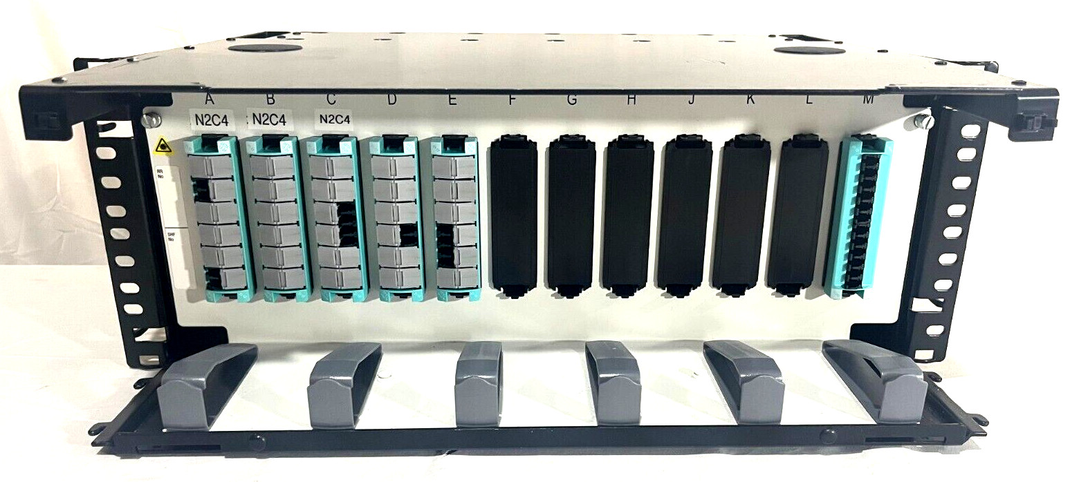 Commscope SYSTIMAX 360 G2 Fixed Cassette Shelf, 360G2-4U-MOD-FX w/ 6 x 360DM