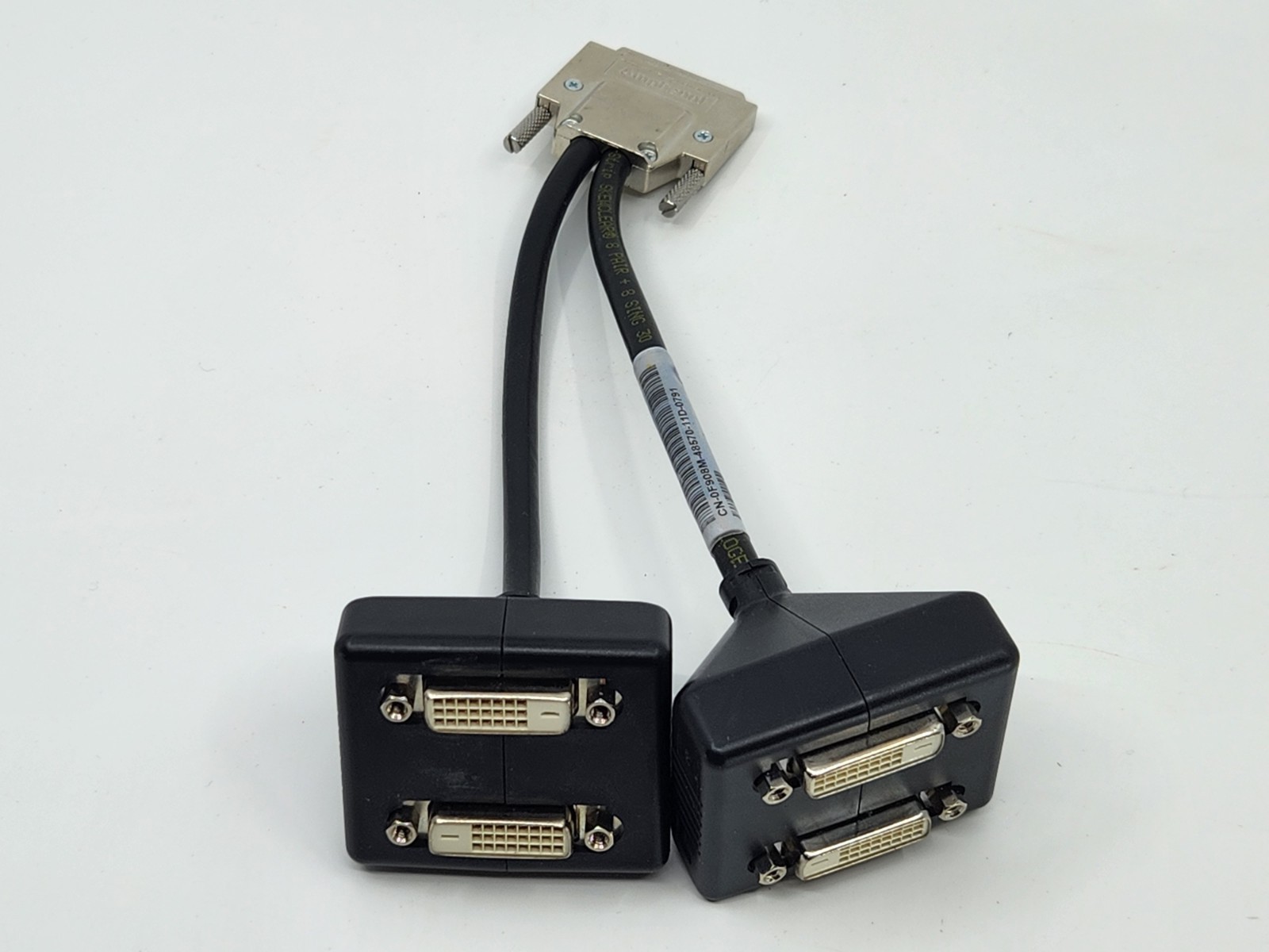 NVIDIA Amphenol VHDCI to Quad DVI Splitter Cable CN-0F908M-48570 Spectra-Strip
