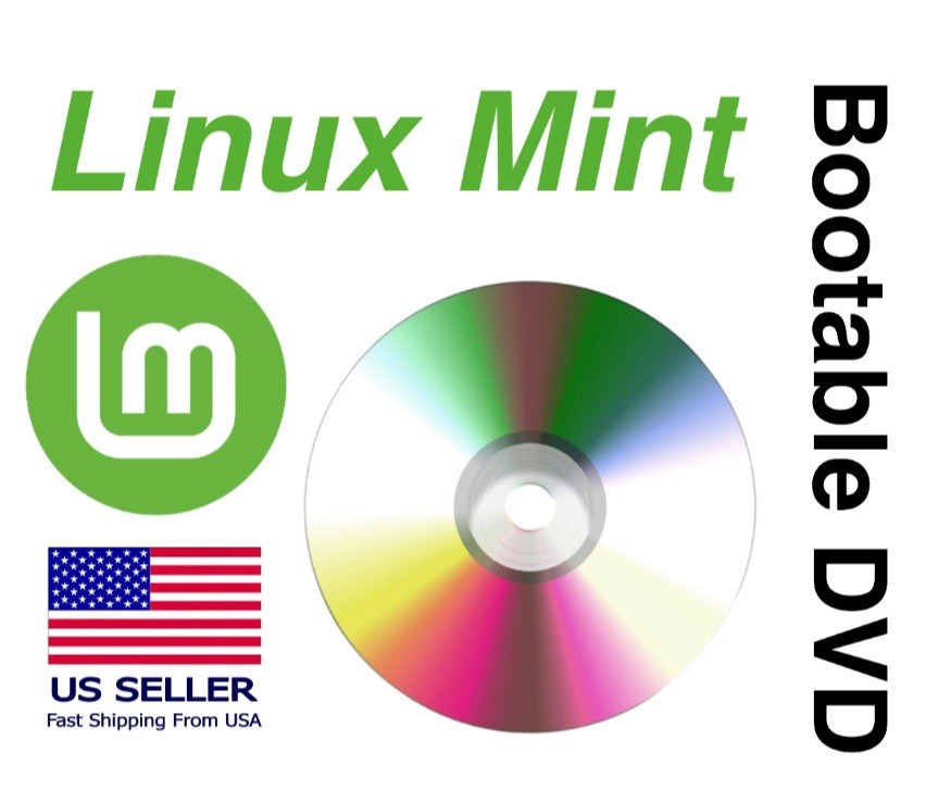 Linux Mint 22.3 "Zena" Bootable/Live DVD Linux Operating System