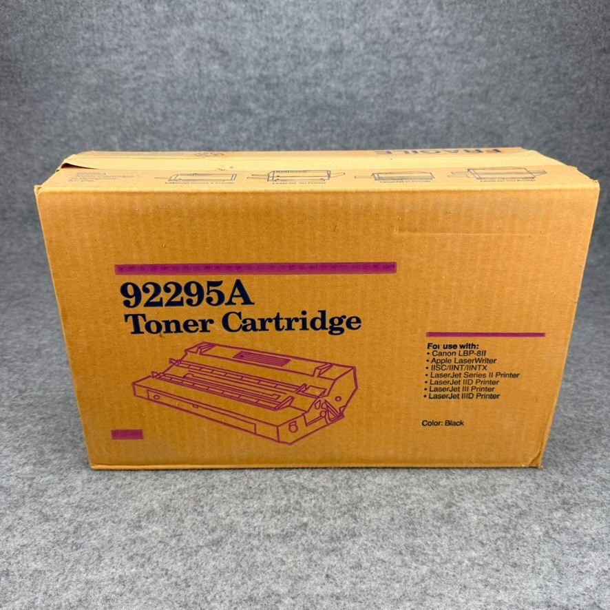 92295A 95A Black Toner Cartridge HP LaserJet II IID III IIID Canon LBP-8II Seale