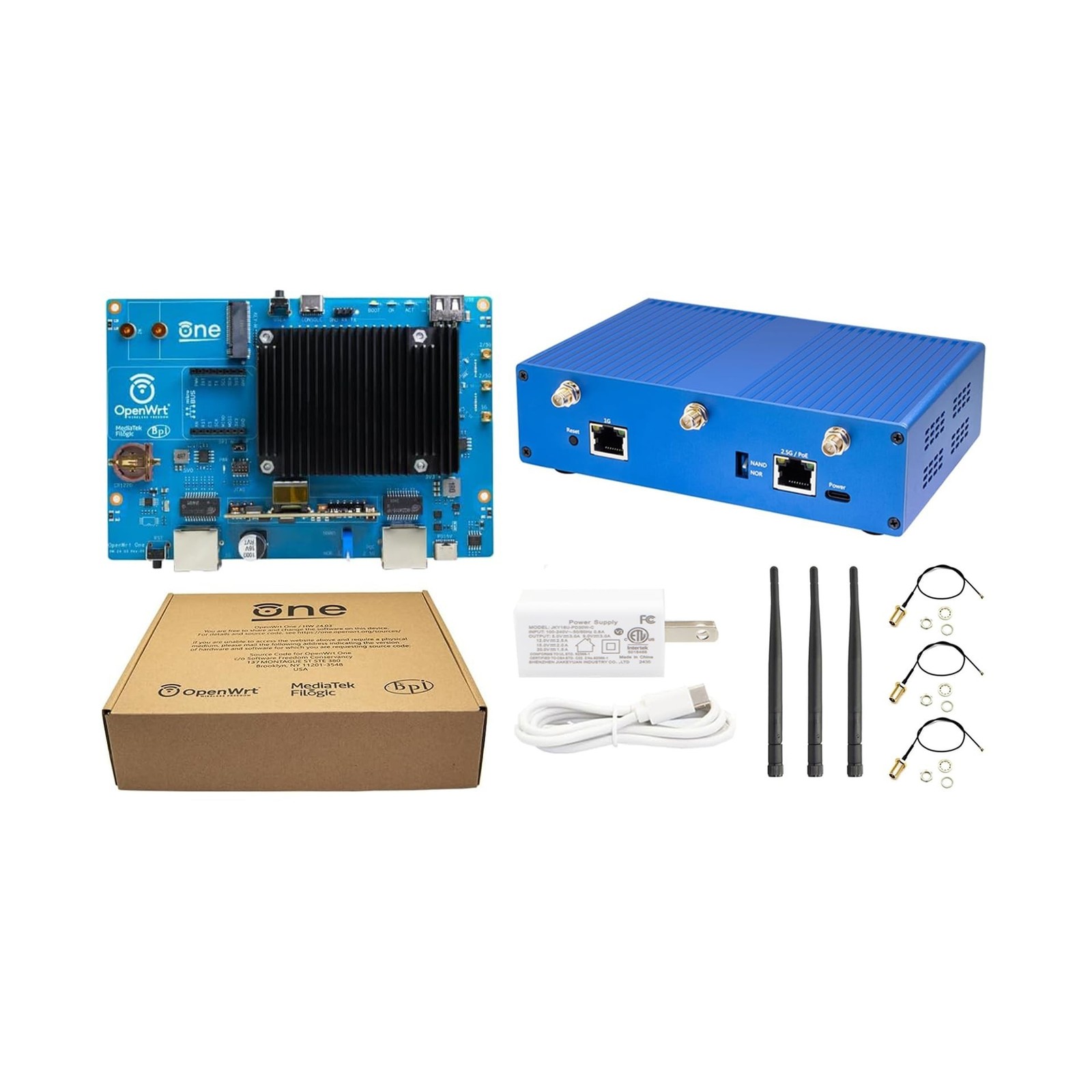 Banana Pi OpenWrt One - Dual Band WiFi 6 Wireless Router - AP-24.XY Router wi...