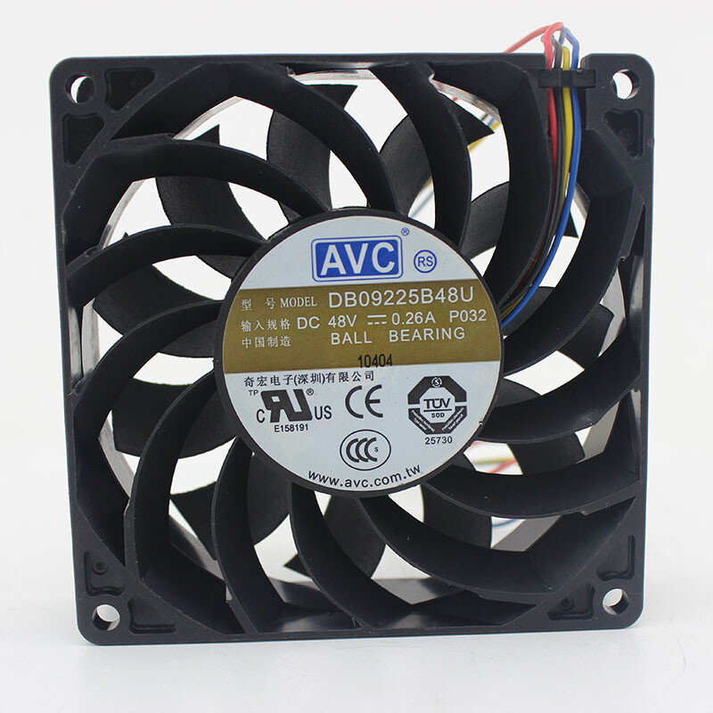 1pcs AVC DB09225B48U 9225 9CM 48V 0.26A PWM Cooling Fan Axial Fan 4 wire