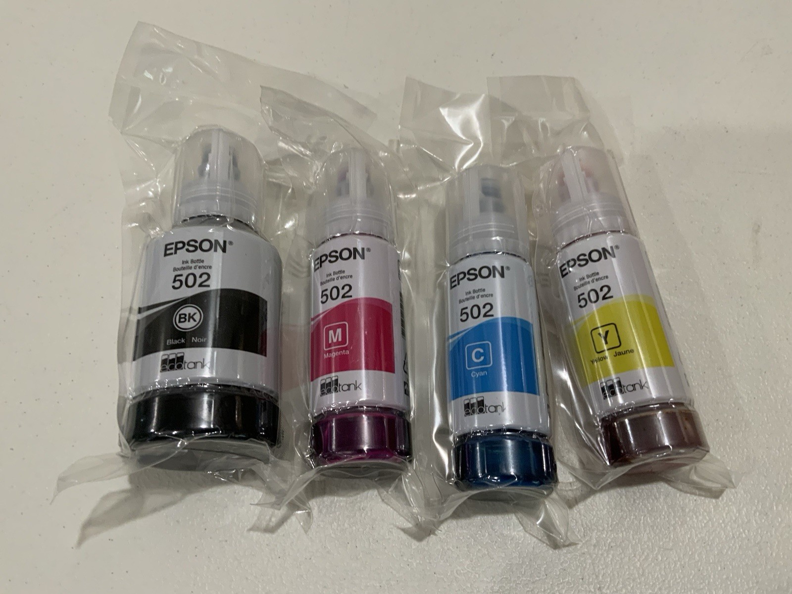 Genuine Epson 502 Ink Bottle for ET-2700 ET-2750 ET-3700 ET-3750 Exp. 2025