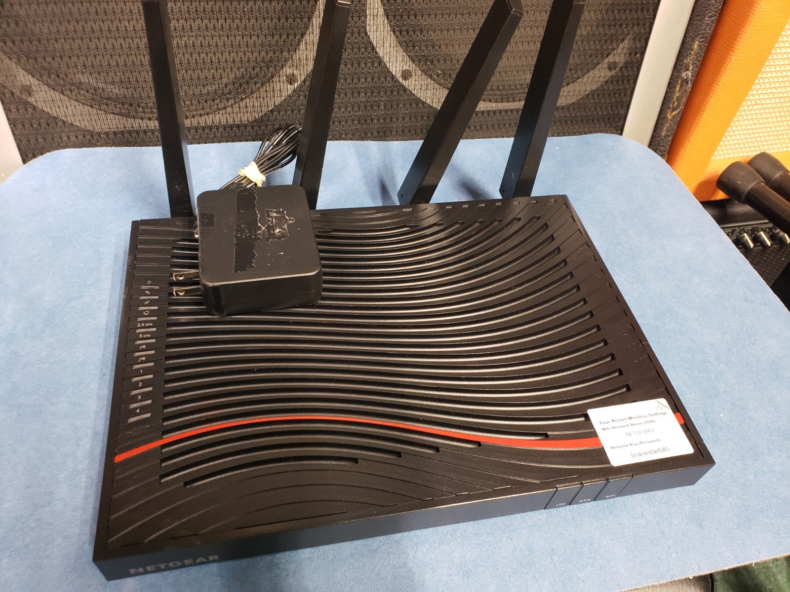 Netgear C7800 Nighthawk X4S DOCSIS 3.1 AC3200 WiFi Cable Modem Router Power Cord