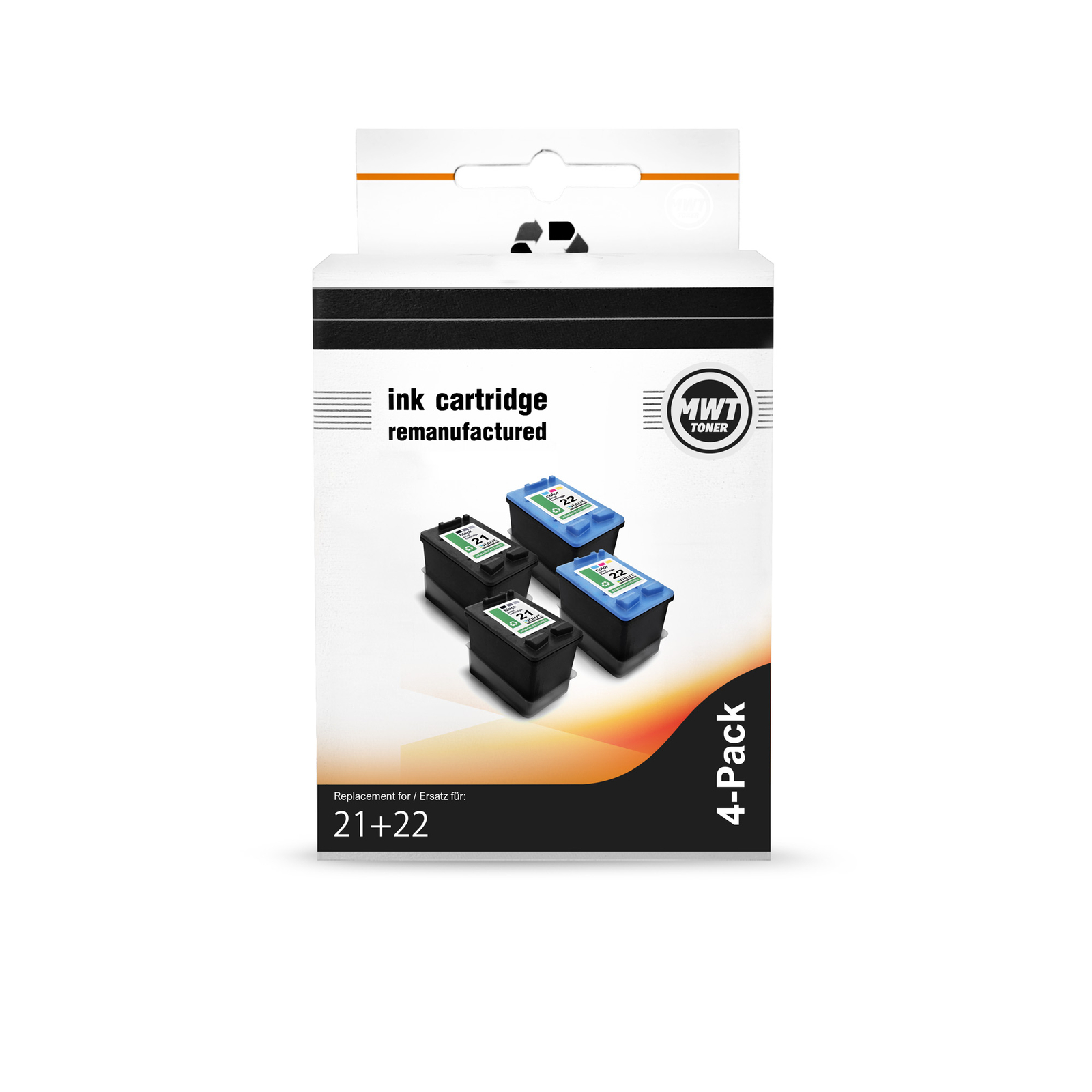 4x MWT Ink Cartridge 2+2 Compatible With HP PSC-1402 PSC-1410 PSC-1415