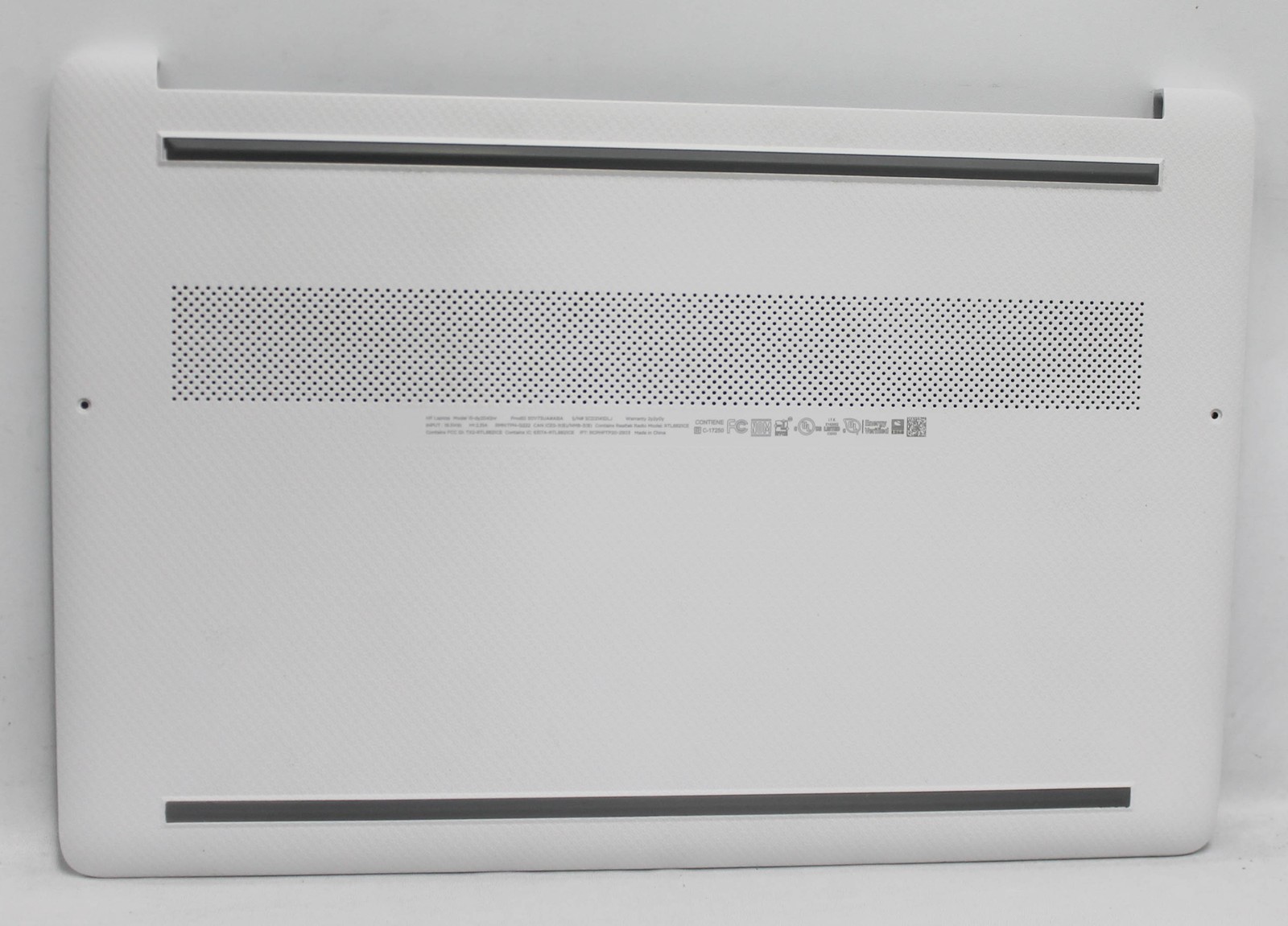 L89830-001 HP Bottom Base Cover Snow White W/Cable Us 15-Dy2042Nr "GRADE A"