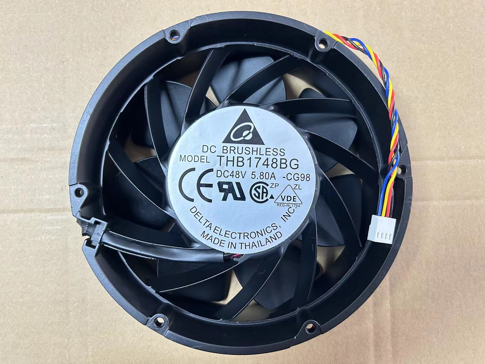 1pc For Delta THB1748BG 48V 5.80A 3-wire cooling fan 172*51mM NEW