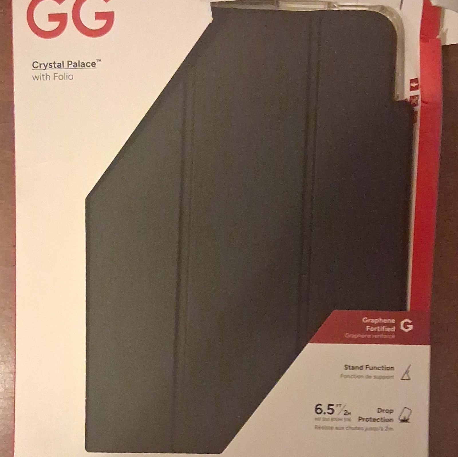 ZAGG Crystal Palace with Folio Black Tablet Folio Case Cover w/ Integrated Stand