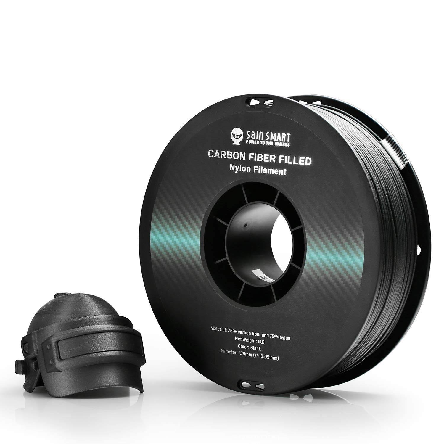 ePA-CF Carbon Fiber Nylon Filament 1.75mm 1kg Spool for 3D Printers