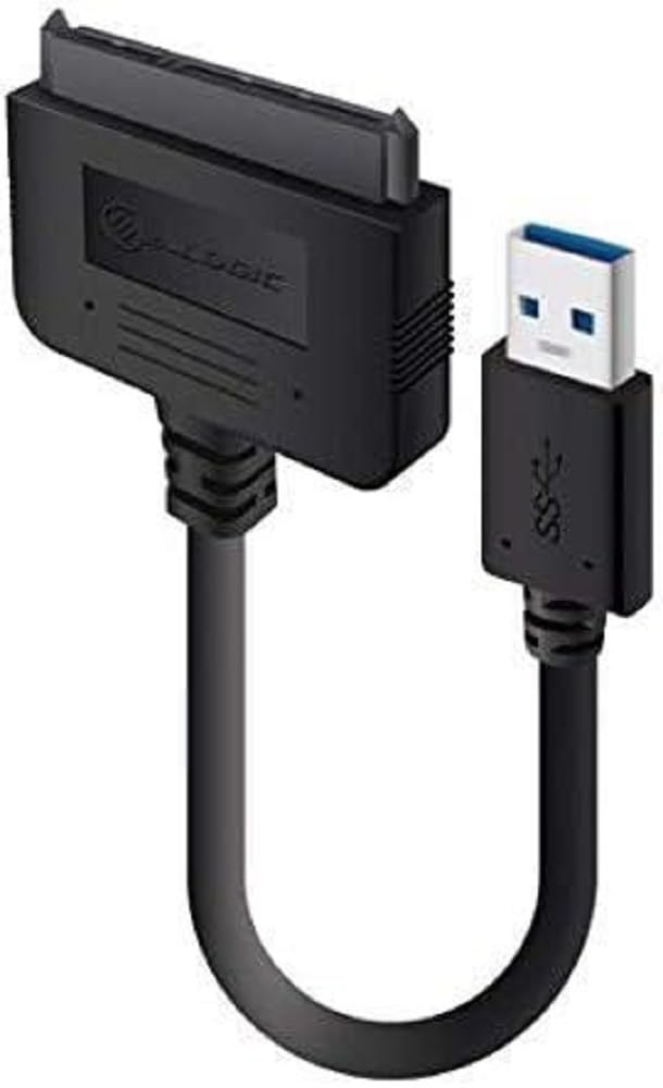 ALOGIC USB-A 3.0 to SATA Adapter cable for 2.5” Hard Drive; Compatible with all