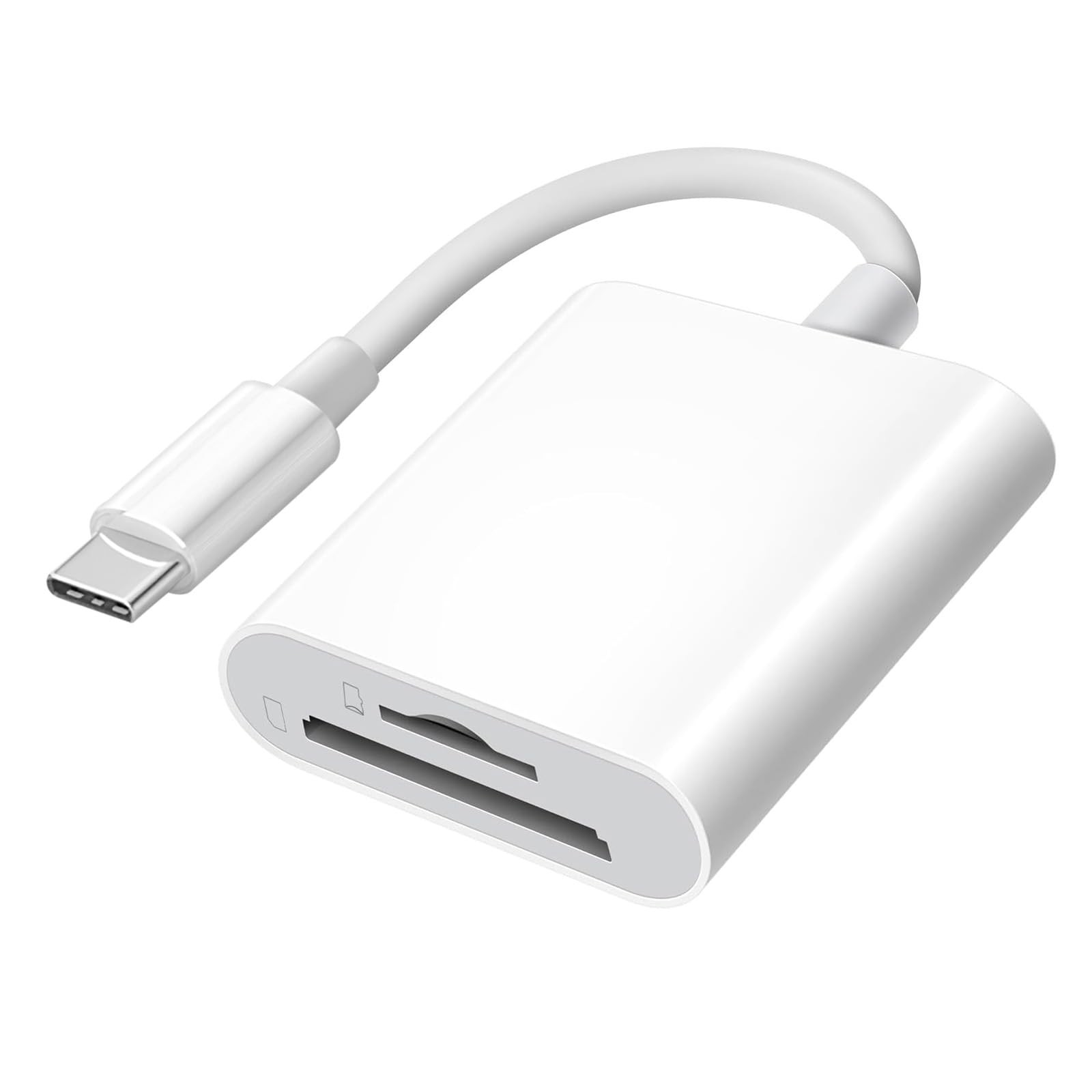 USB C SD Card Reader for iPhone 15 16 17/iPad Pro/MacBook, USB-C Type-C 1 