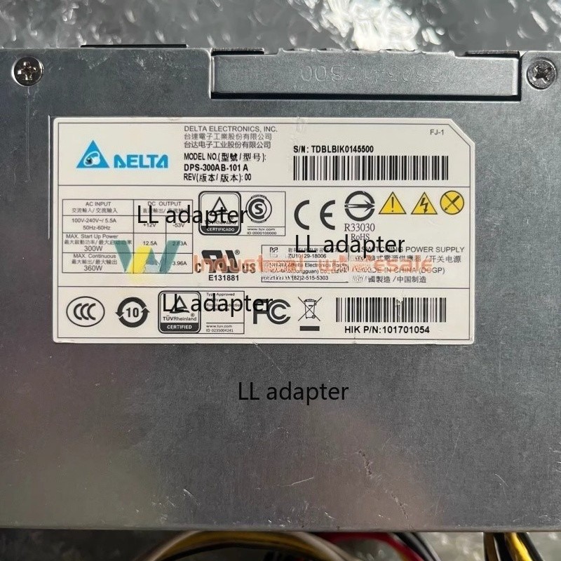 1PCS Delta DPS-300AB-101A 300W Server Power Supply