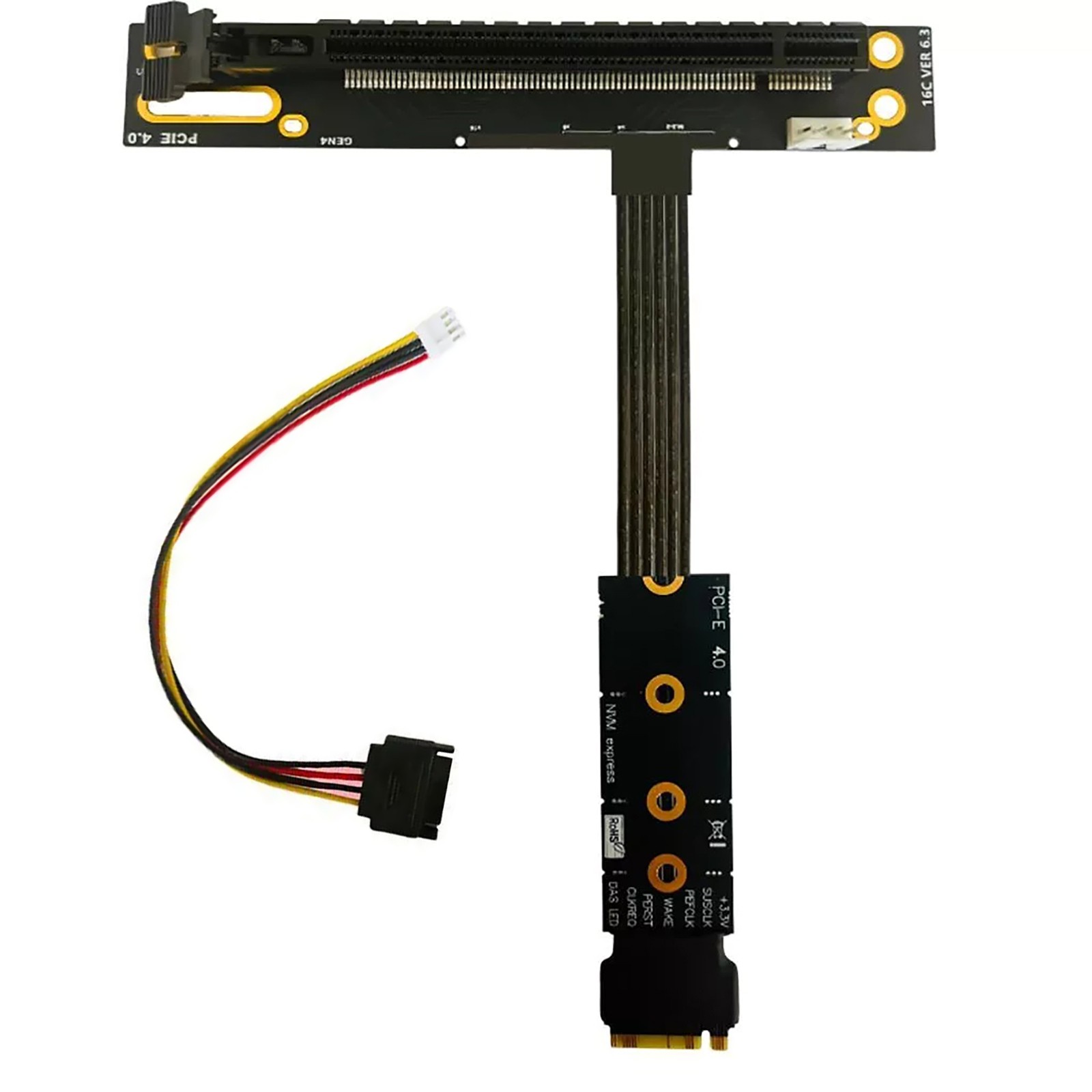 1 PC M.2 to PCIe x16 Graphics Card Adapter Cable Graphics Card Accessories