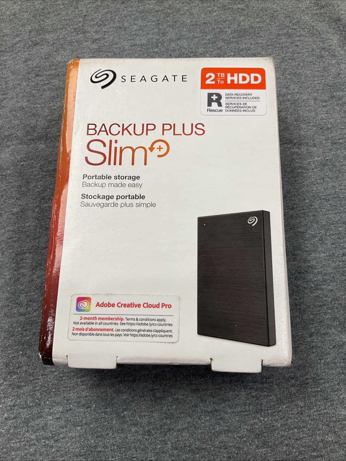 Seagate Backup Plus Slim 2TB External Harddrive (STHN2000400) 