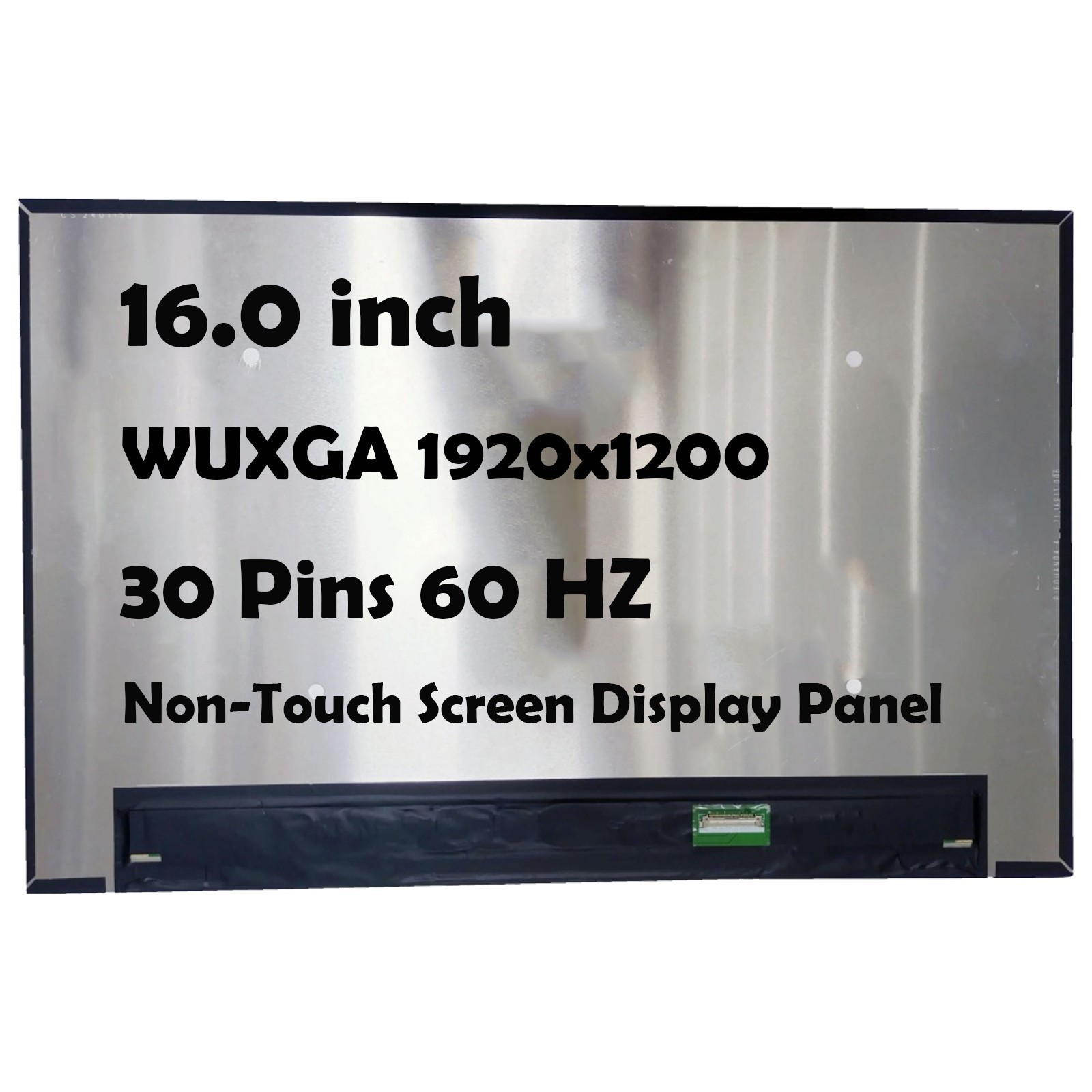 B160UAN04.4 16.0" 1920x1200 WUXGA 30 Pin EDP Laptop LCD Screen Non Touch Matte