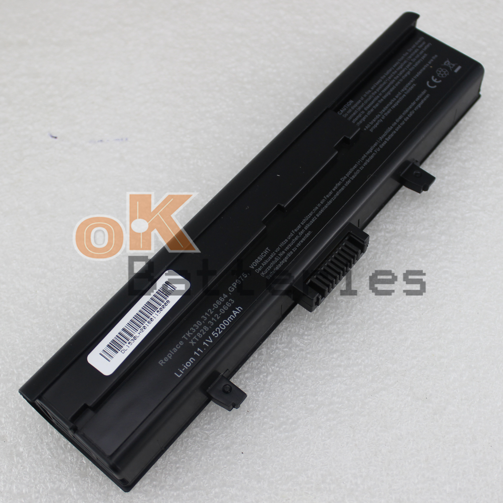 New Battery for DELL XPS M1530 1530 HG307 TK330 GP975 RU028 RU033 RU006 XT828