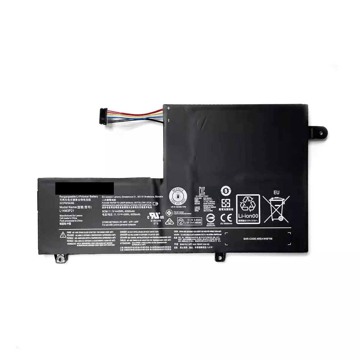 NEW L14M3P21   Battery L14L3P21 for Lenovo Edge 2-1580 FLEX 3-1470 3-1580