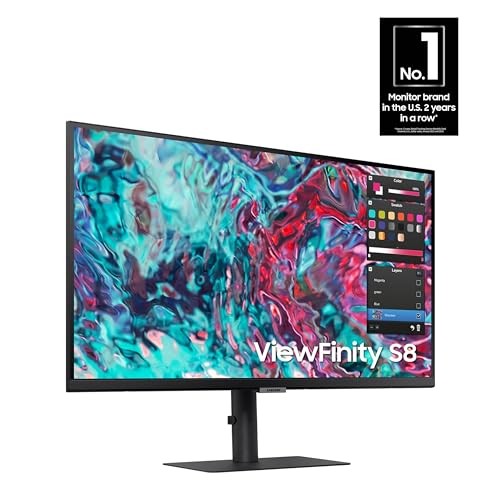 SAMSUNG TU87F SERIES 32-INCH VIEWFINITY 4K UHD PRO MONITOR, VA -  DARK BLUE GRAY