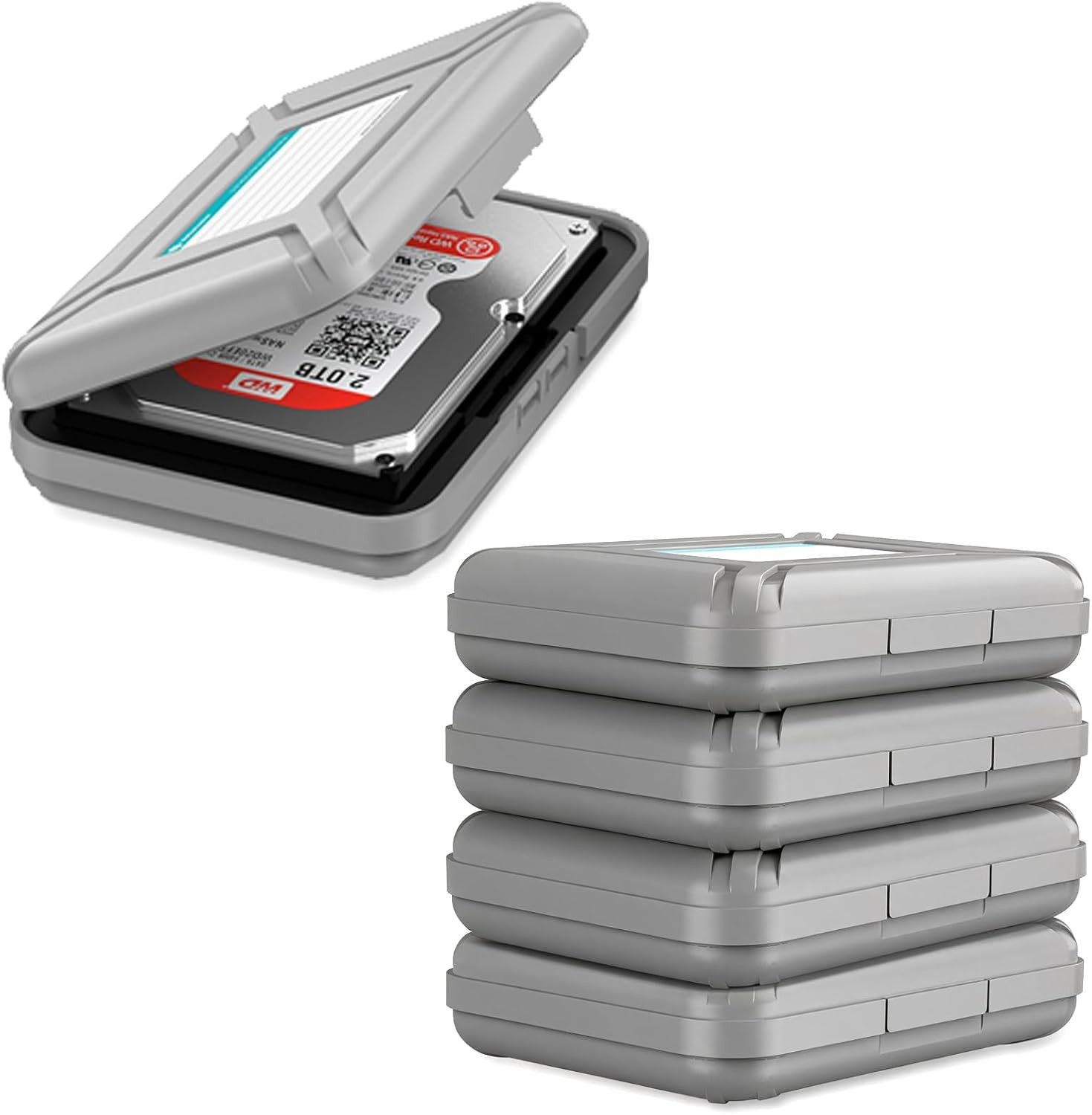 3.5 Inch External Hard Drive Portable HDD, Storage Holder