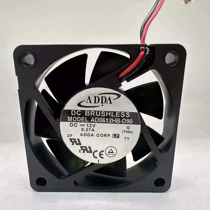 1PCS ADDA 6015 AD0612HB-D90 DC12V 0.27A 60*15MM Cooling Fan