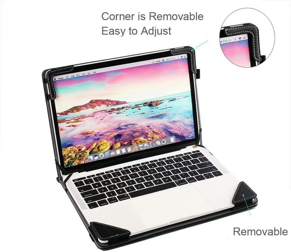 Berfea Hard Shell Protective Case Cover for 15.6" HP 255/250 G8 G9 Laptop Sleeve
