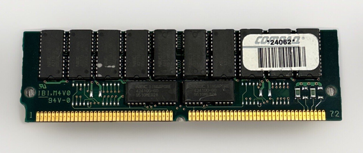 NEC MC-421000A36FJ-70, 72 PIN Memory Module