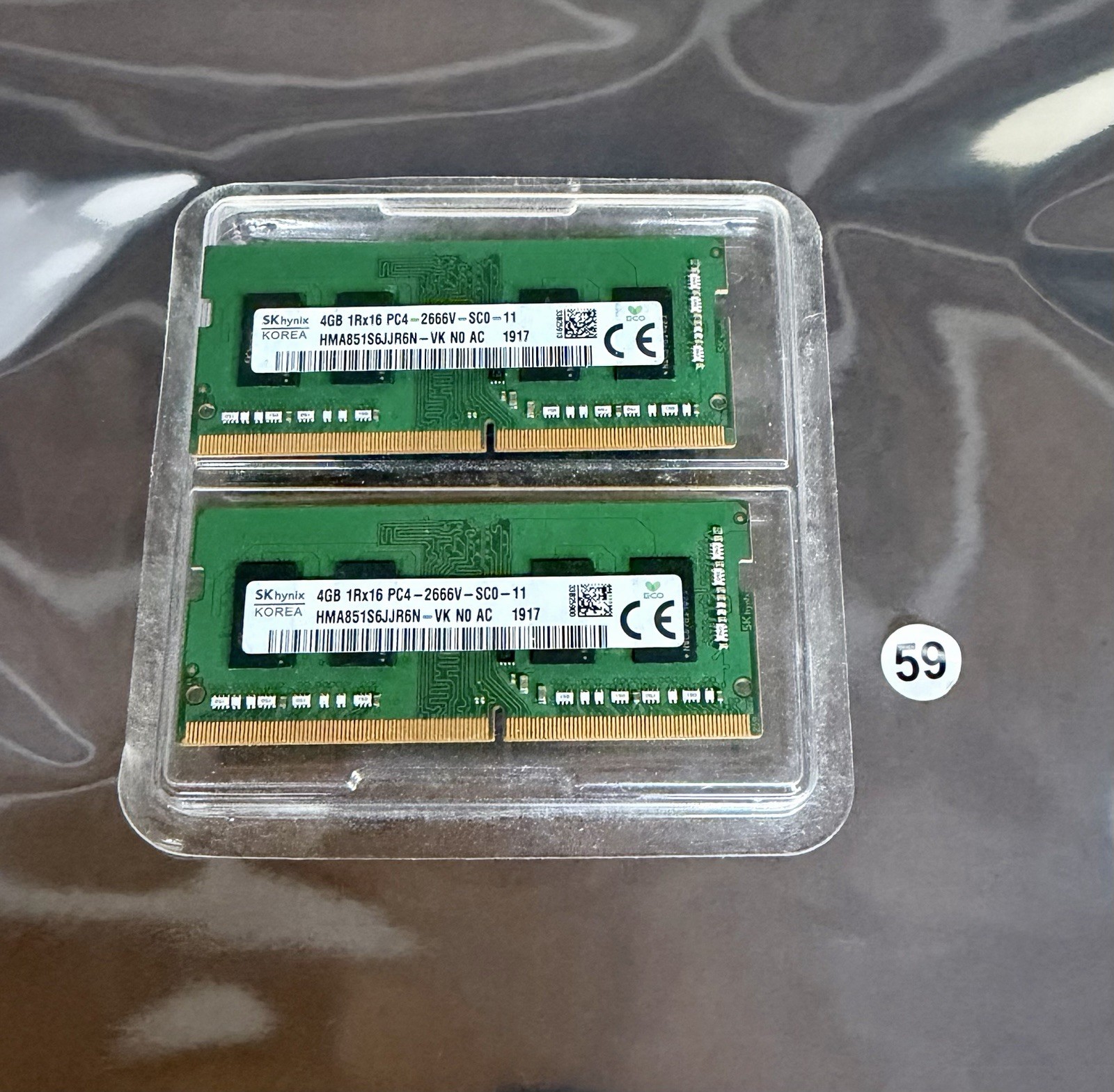 SK hynix PC4-2666V 8GB Total (2x4GB) Ram DDR4 2666MHz SDRAM SODIMM Memory