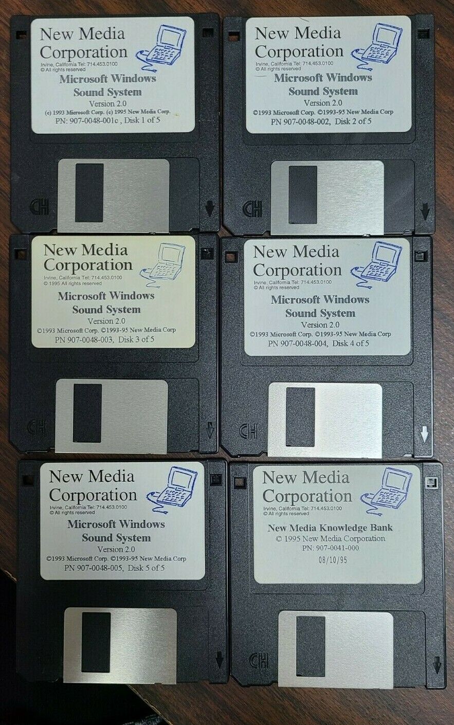 Vintage 3.5 Disk New Media Corporation Knowledge Bank 1995