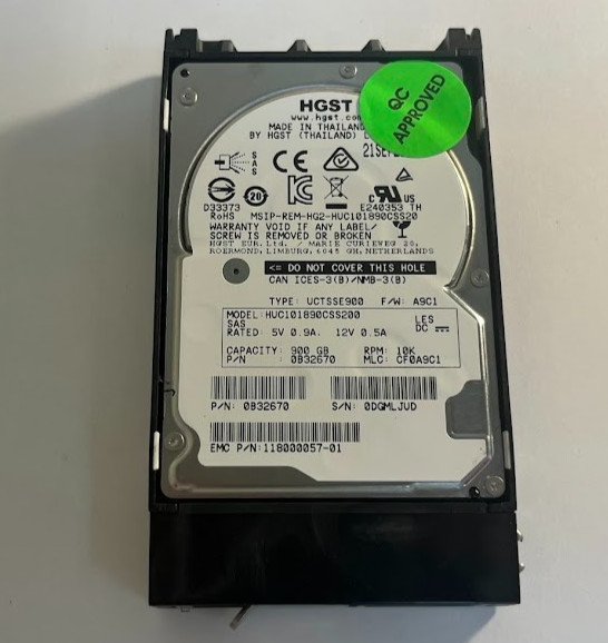 Lot of 40 EMC Isilon HGST 900GB 10K SAS 2.5" HDD HUC109090CSS600