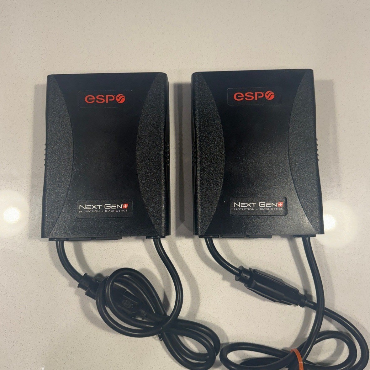 ESP Next Gen+ Surge Protector Lot of 2 Black Excellent XG-PCS-150 Power Filter